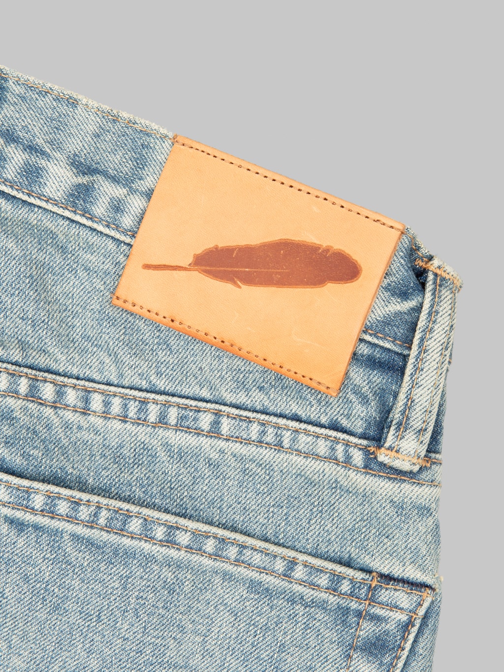 Rogue Territory 15oz Indigo Strider River Wash Jeans closeup