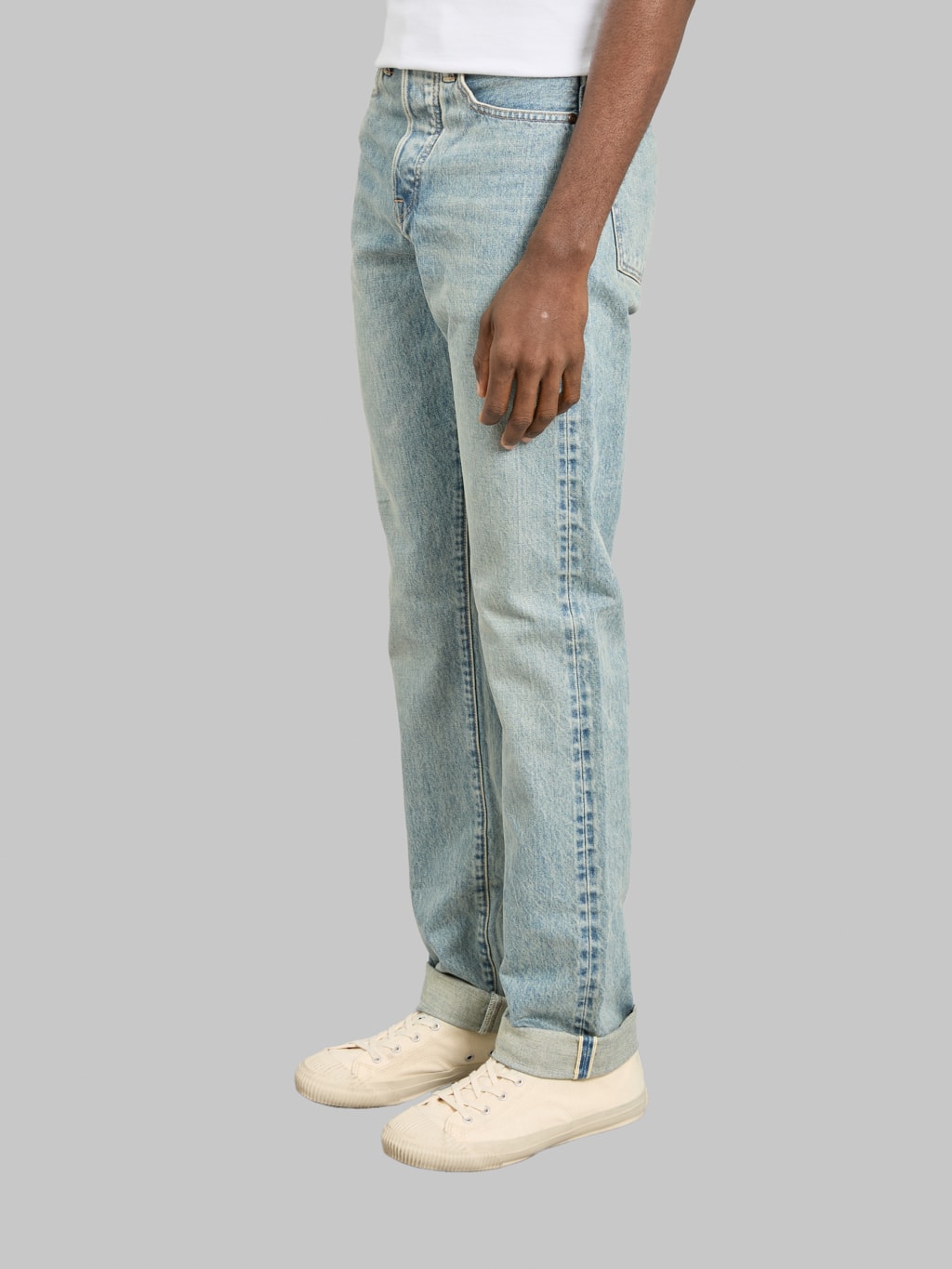 Rogue Territory 15oz Indigo Strider River Wash Jeans side fit