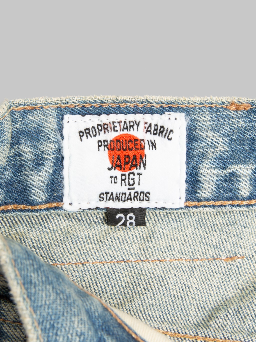 Rogue Territory 15oz Indigo Strider River Wash Jeans size tag