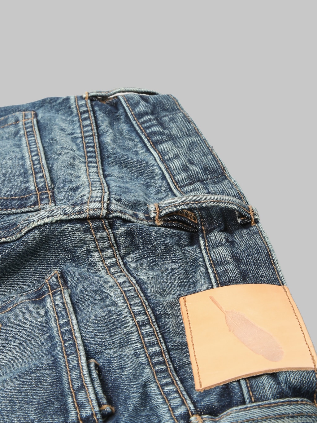 Rogue Territory 15oz Indigo Stanton Vintage Wash Jeans belt loop