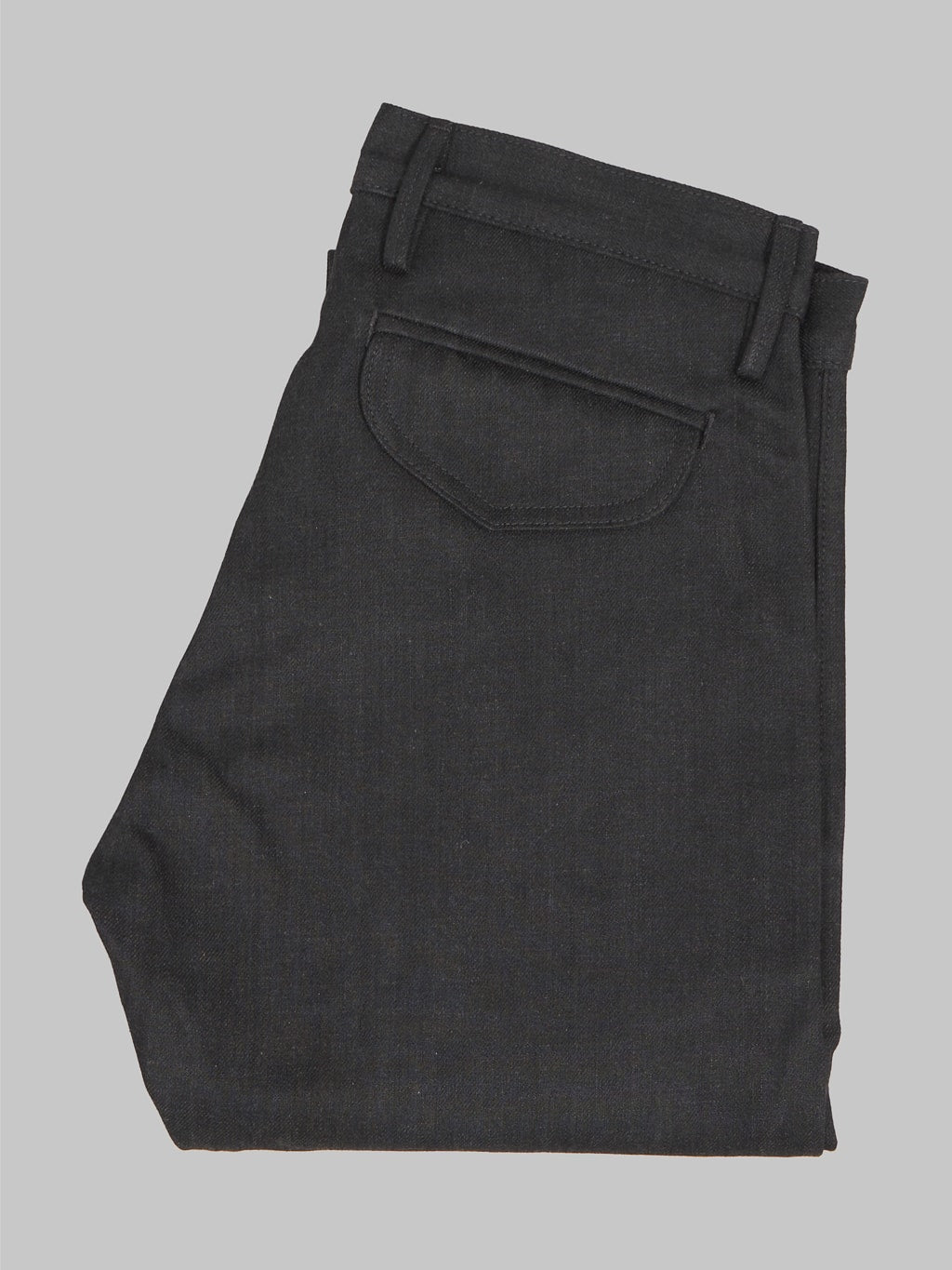 rogue territory 15oz officer trousers stealth slim tapered handmade in Los Angeles