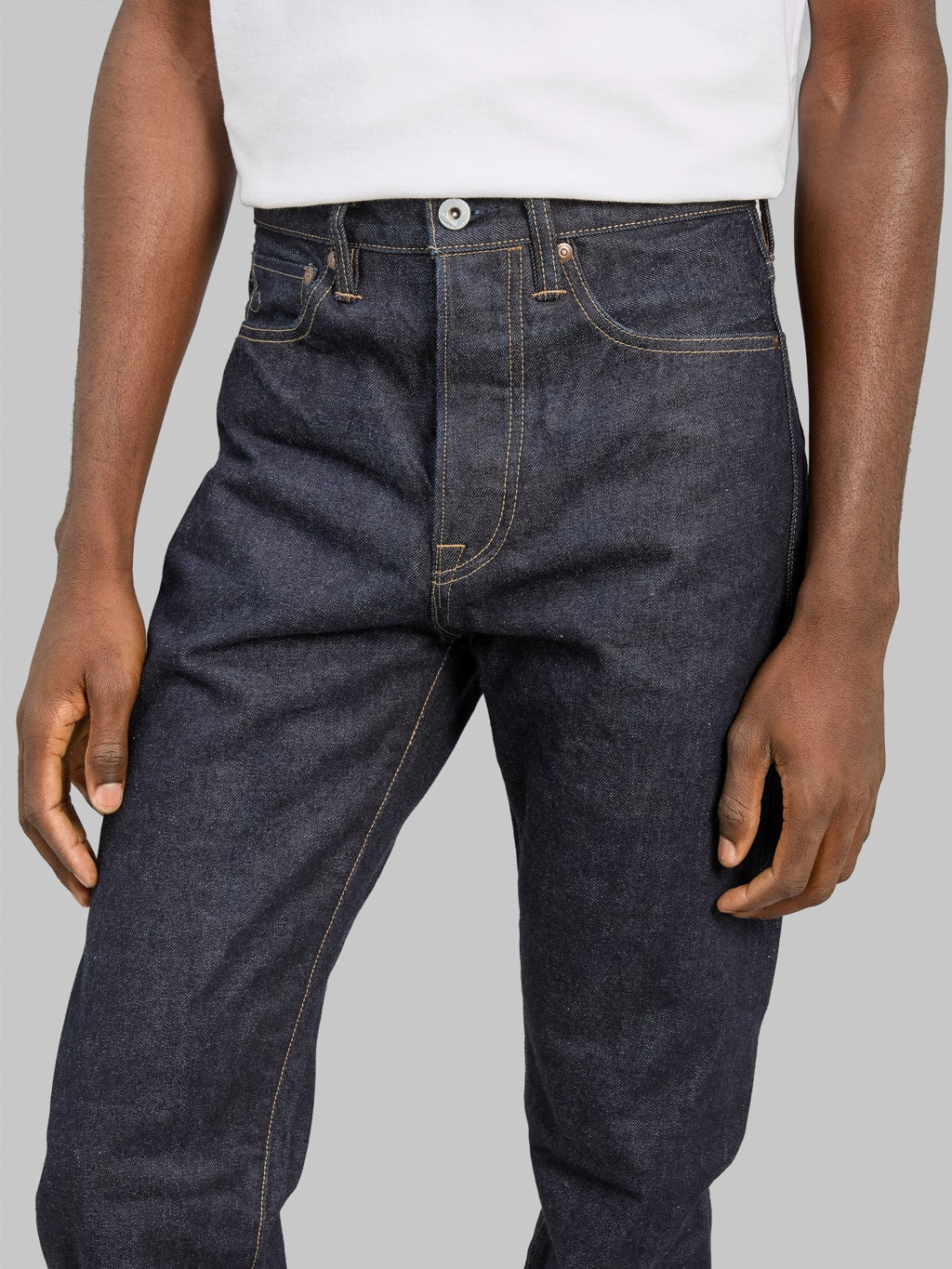Rogue Territory 15oz Strider Rinsed Indigo Jeans  waist