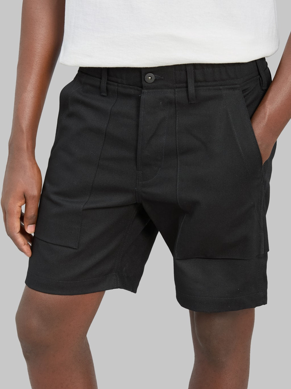 Rogue Territory Fatigue Shorts Black Canvas