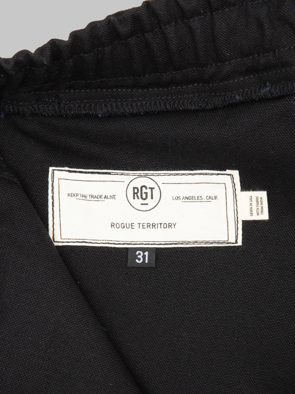Rogue Territory Fatigue Shorts Black Canvas