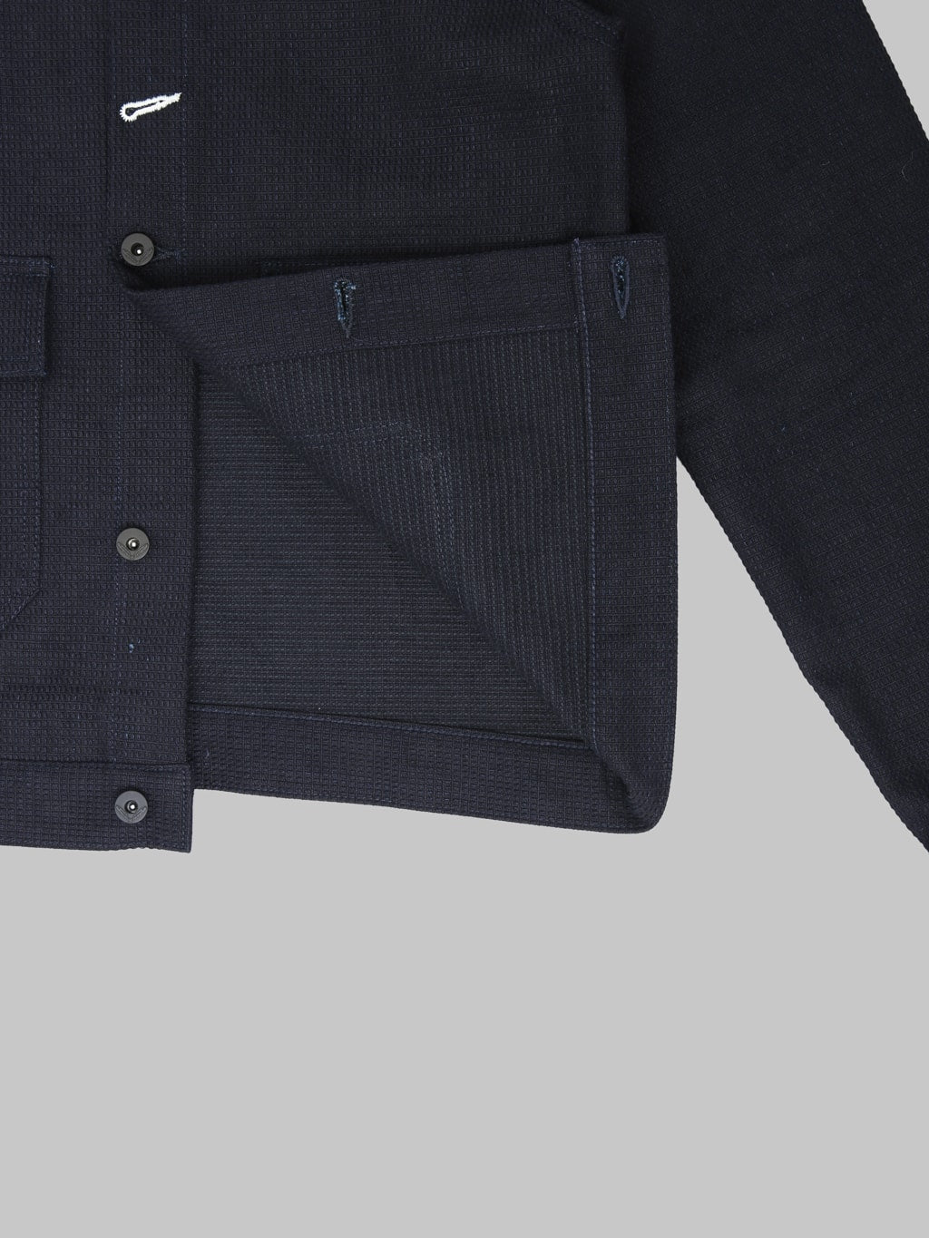 Rogue Territory Sashiko Waffle Indigo Ranger Jacket - Redcast Heritage Co.