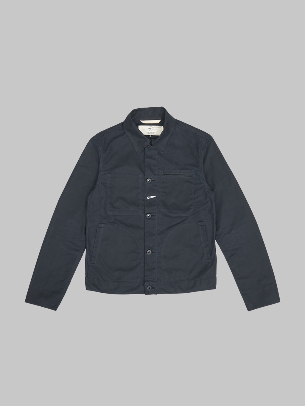 rogue territory waxed canvas supply jacket black ridgeline front