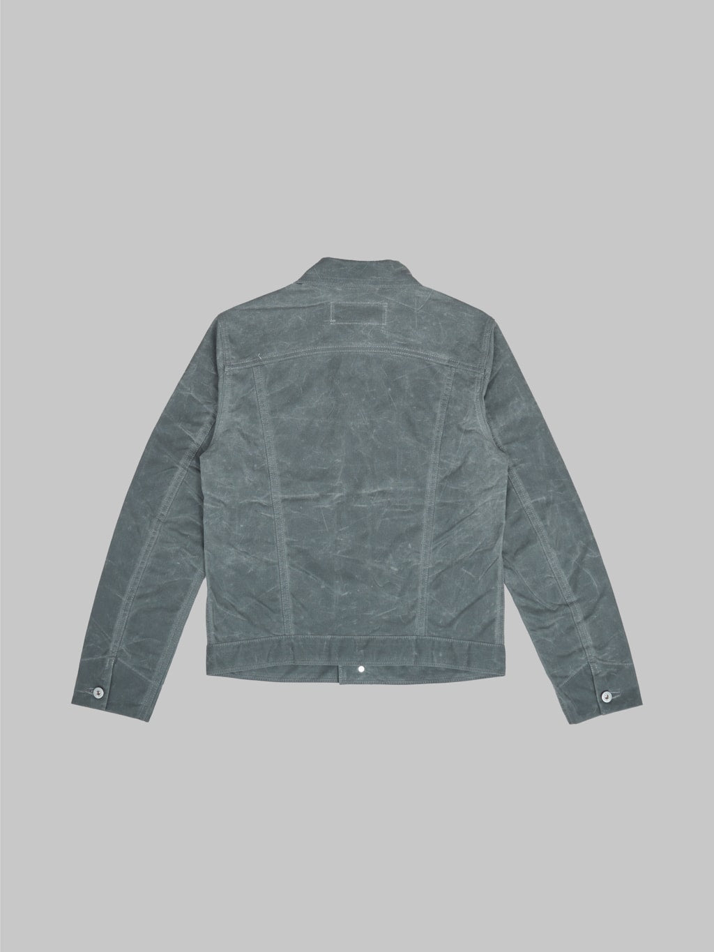 rogue territory waxed canvas supply jacket grey ridgeline back