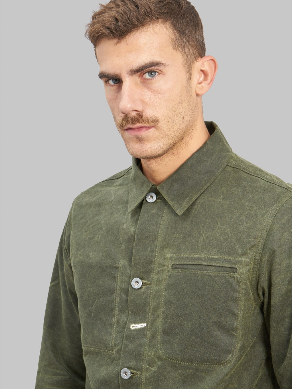 Rogue Territory Waxed Canvas Supply Jacket Olive Ridgeline