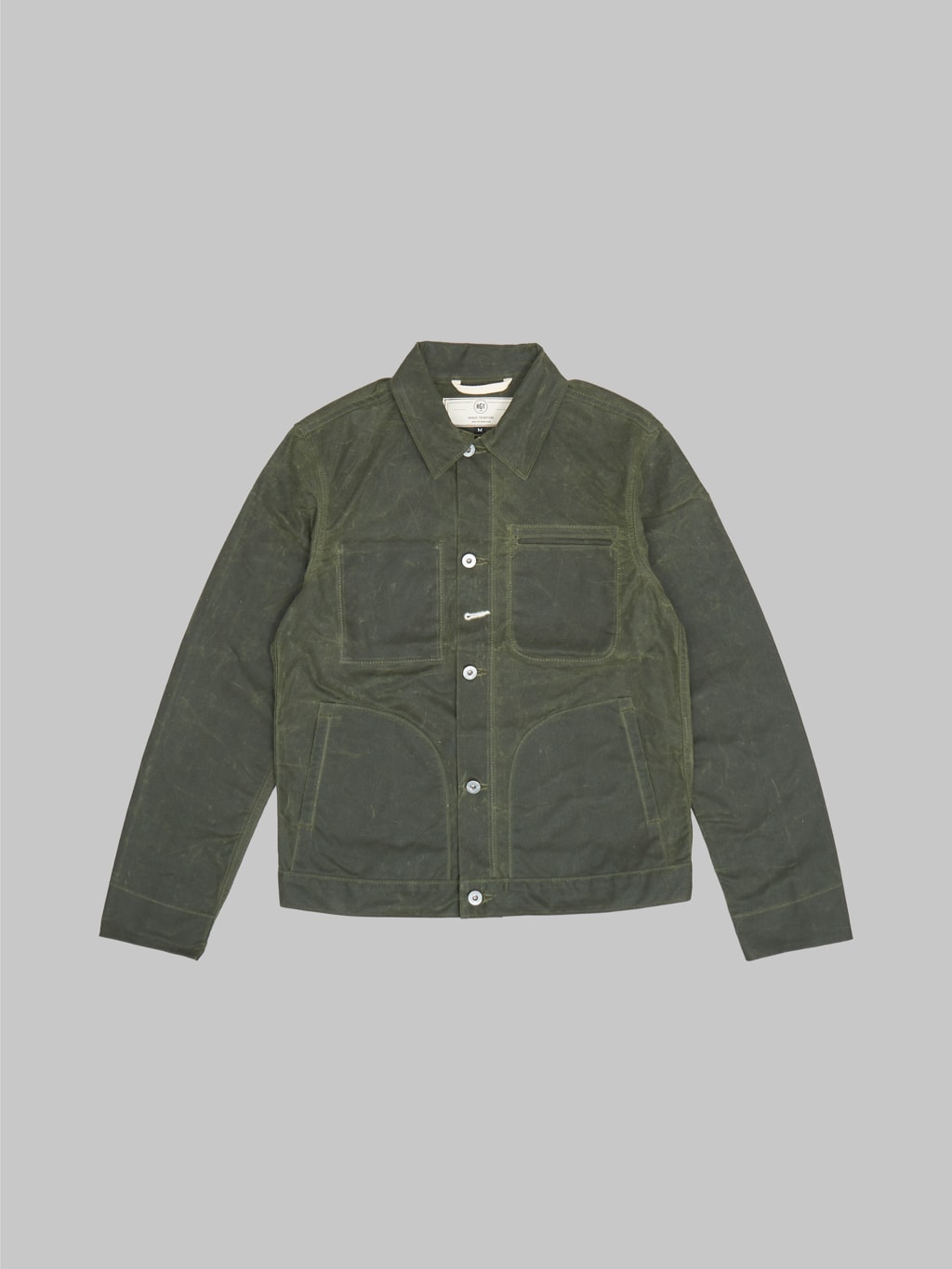 rogue territory waxed canvas supply jacket olive ridgeline front