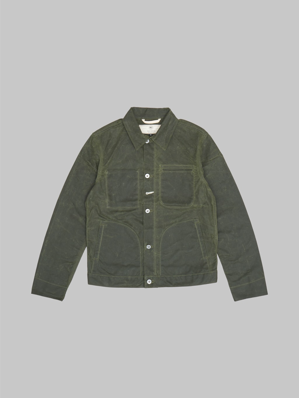 Rogue Territory Waxed Canvas Supply Jacket Olive Ridgeline