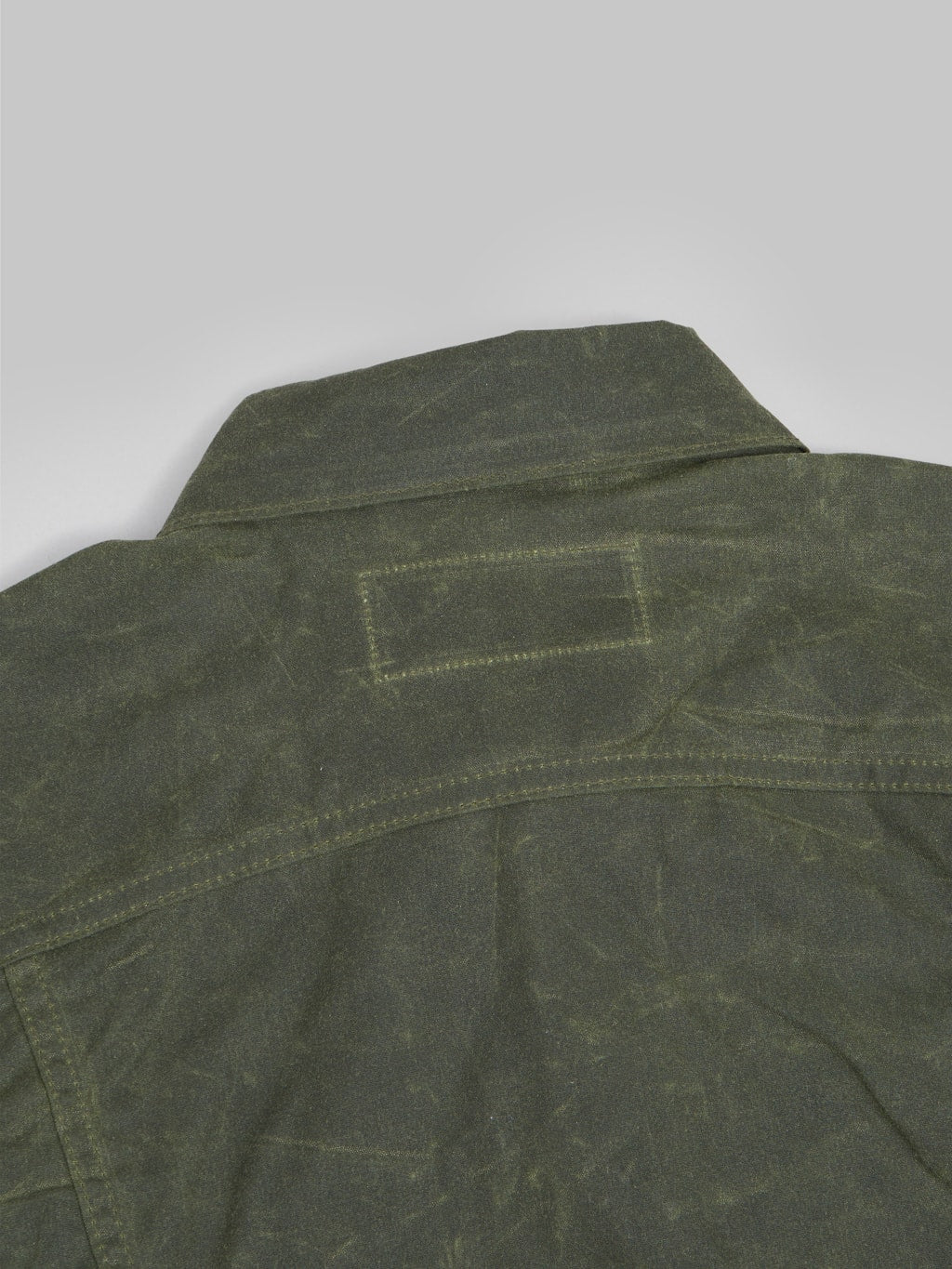 rogue territory waxed canvas supply jacket olive ridgeline back collar