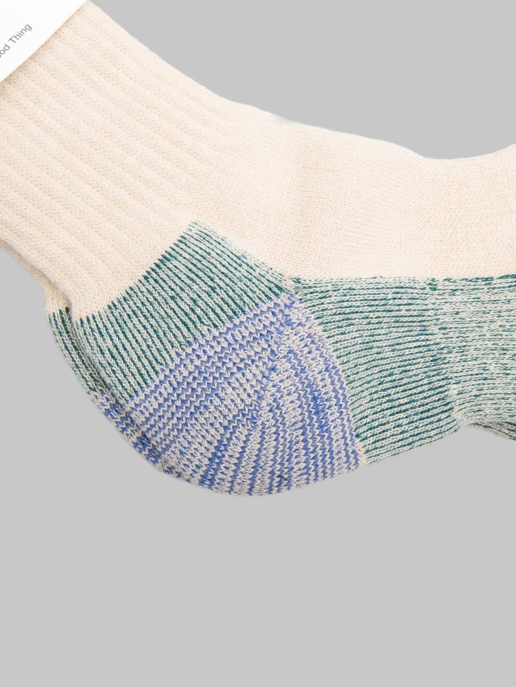 ROTOTO Double Face Merino Pile Socks Natural