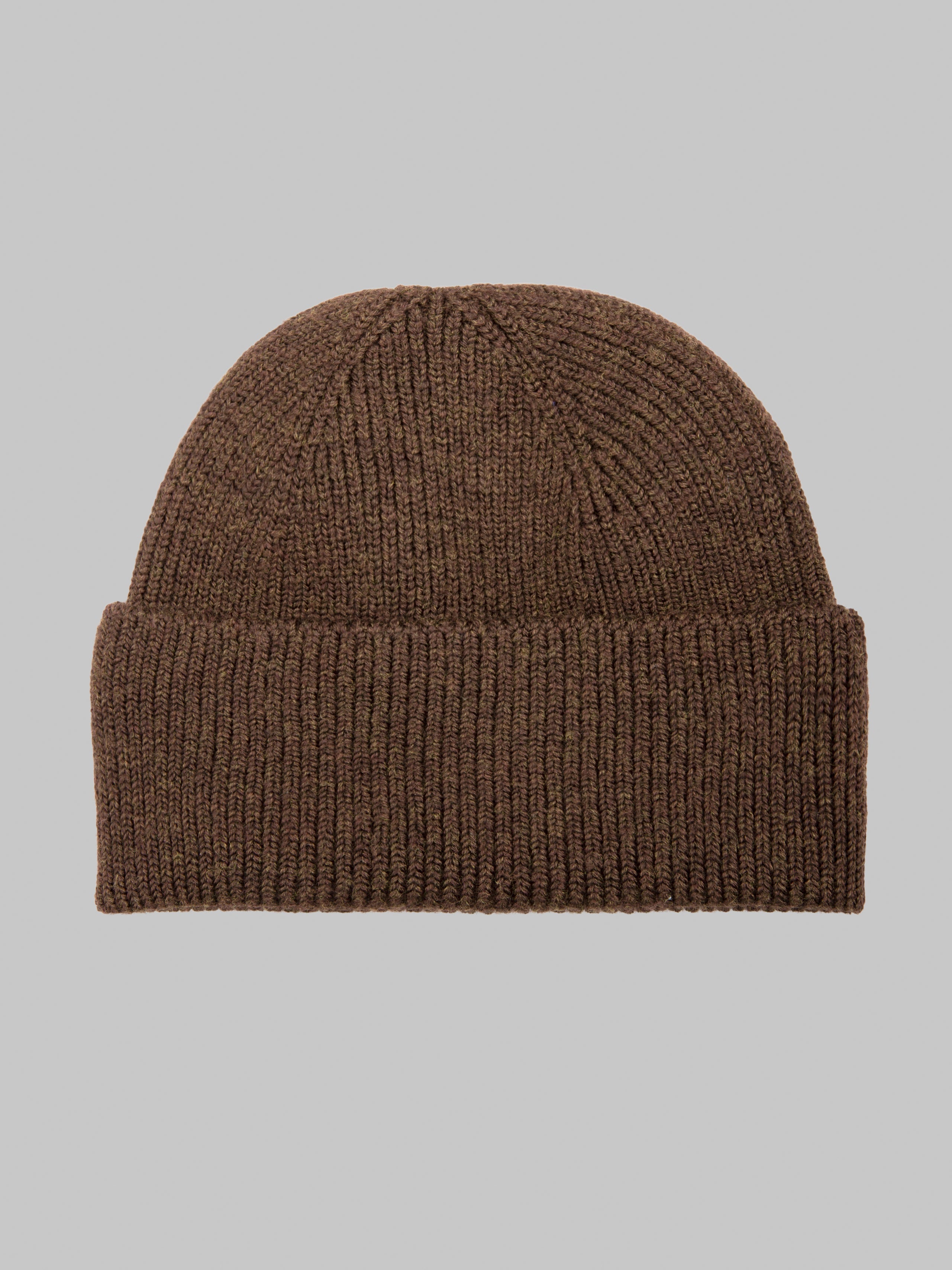 ROTOTO Washable Merino Seamless Beanie Brown