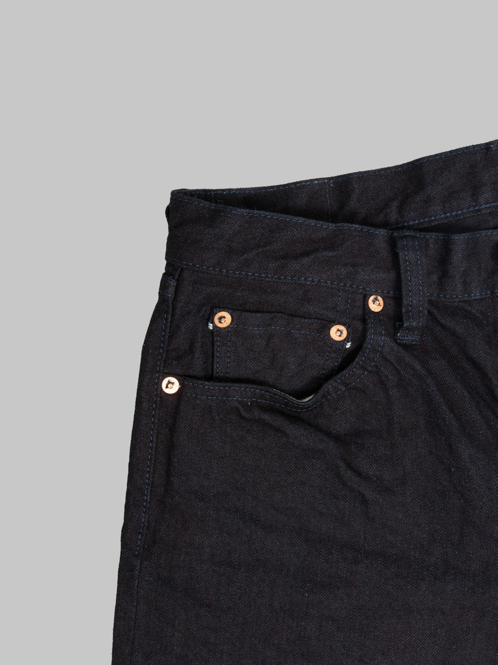 Samurai Jeans S0710XX-BOB 15oz "Aoki Tachikage" Black On Blue Slim Straight Jeans