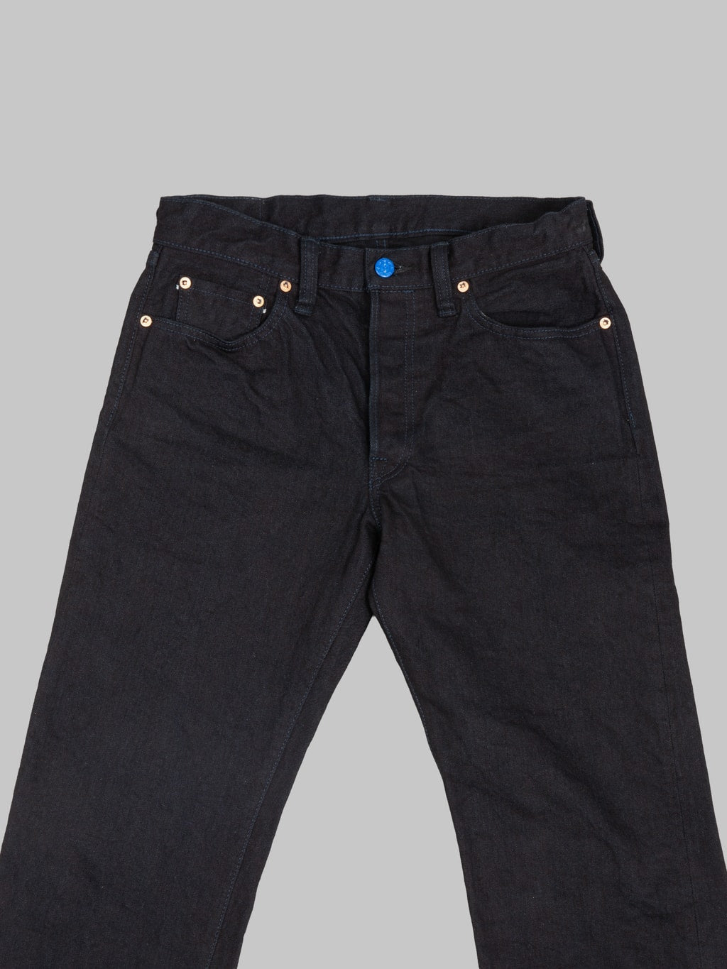 Samurai Jeans S0710XX-BOB 15oz "Aoki Tachikage" Black On Blue Slim Straight Jeans