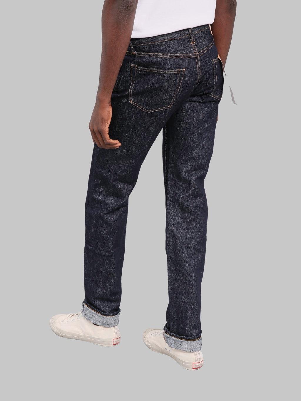 Samurai Jeans S0710XX Washi Denim 15oz Slim Straight Jeans back styled