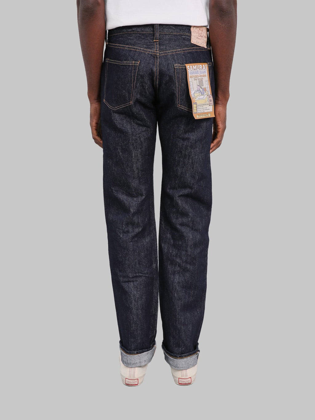 Samurai Jeans S0710XX Washi Denim 15oz Slim Straight Jeans back
