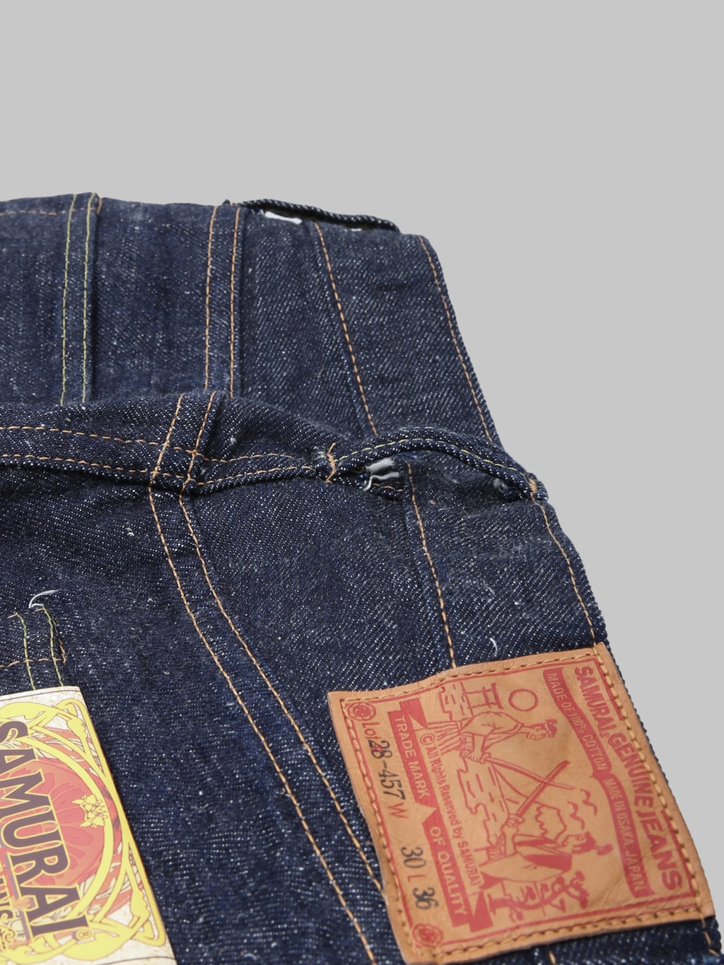 Samurai Jeans S510HXII Samurai Cotton GL3 Straight Jeans belt loop