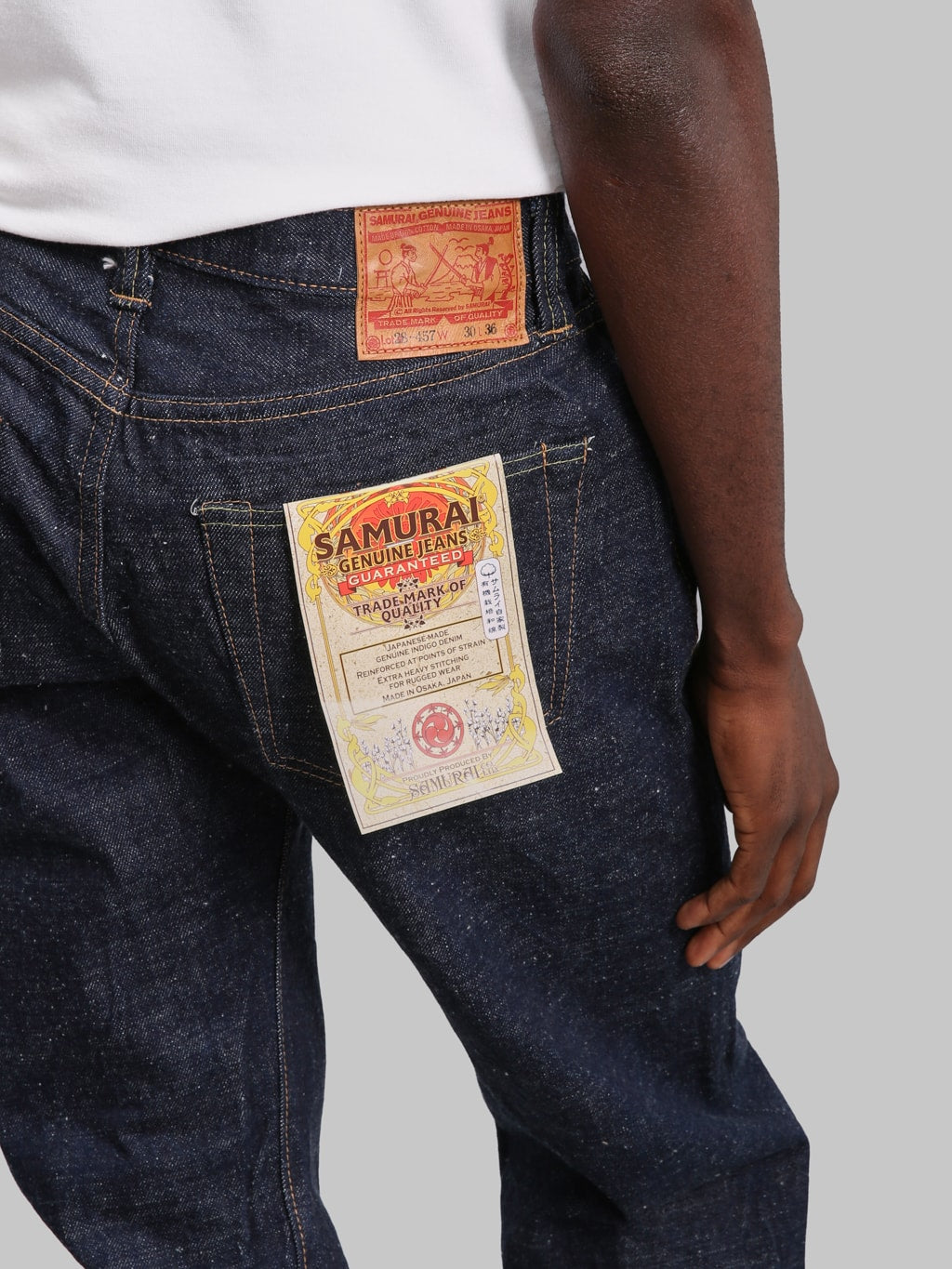Samurai Jeans S510HXII Samurai Cotton GL3 Straight Jeans pocket