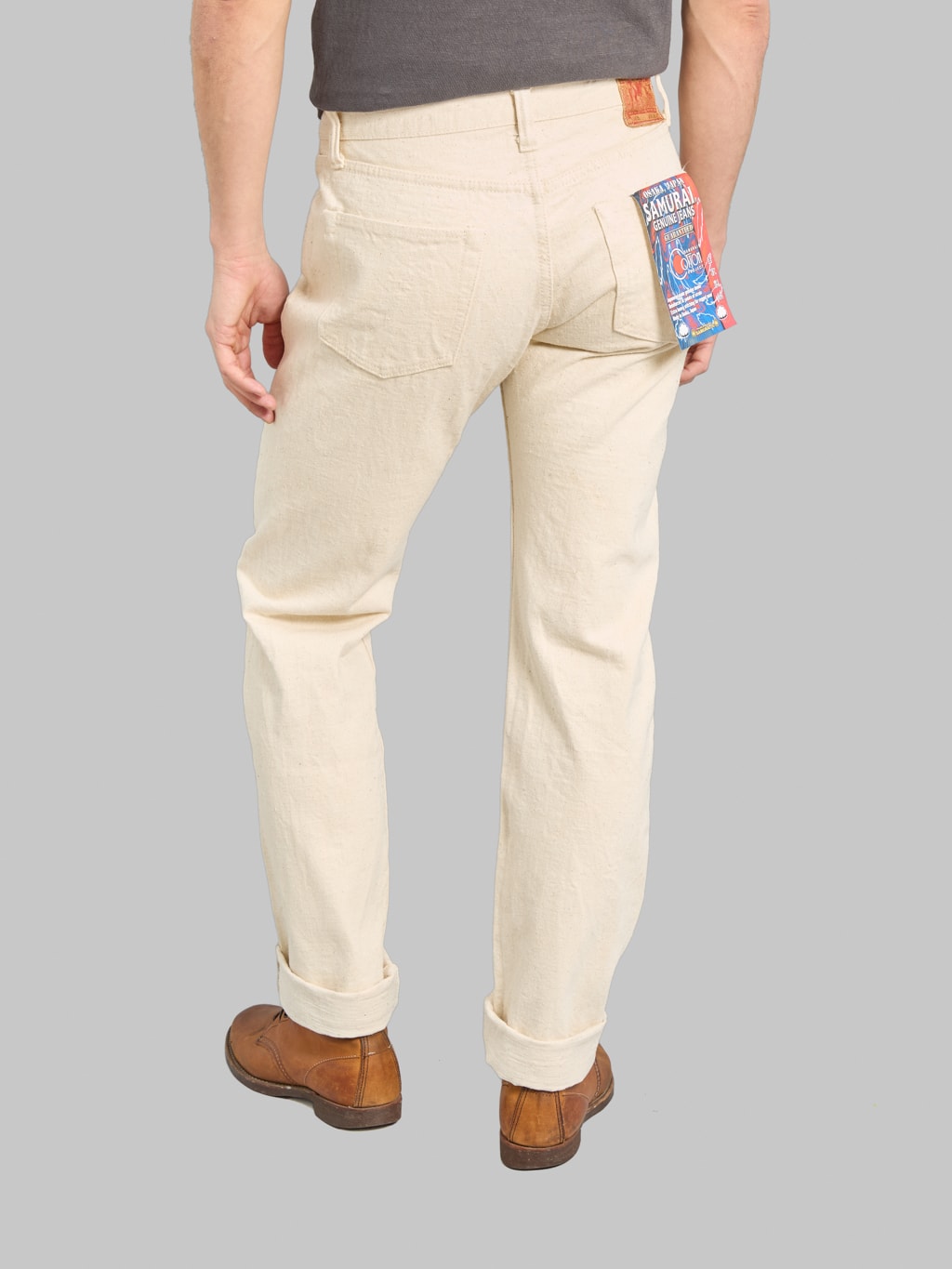 Samurai Jeans S510SC-KI Japanese Cotton Ecru 18oz Regular Straight Jeans