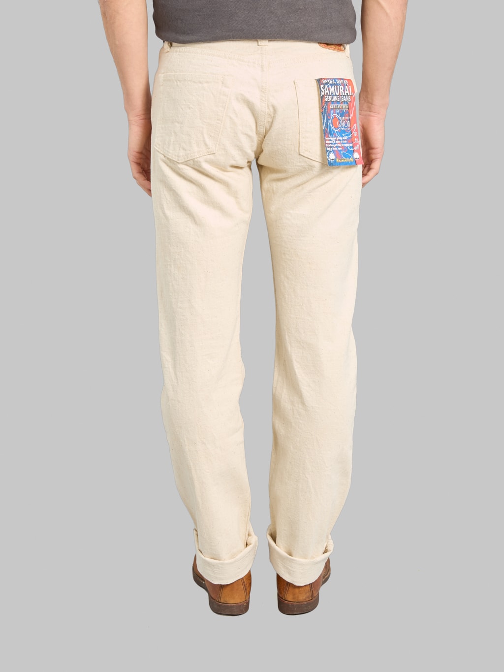 Samurai Jeans S510SC-KI Japanese Cotton Ecru 18oz Regular Straight Jeans