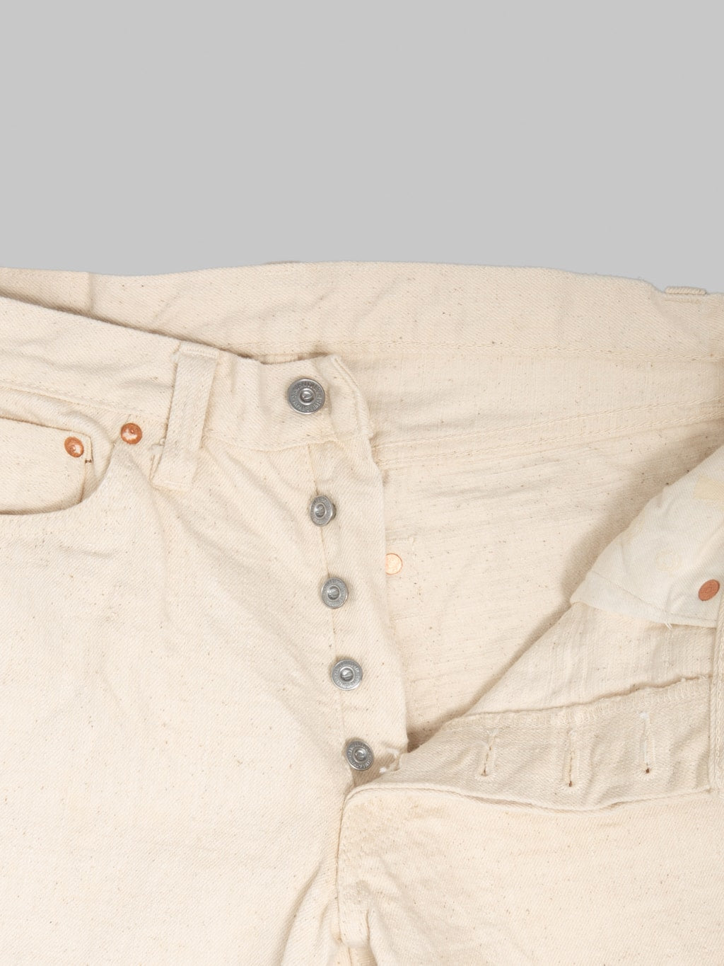 Samurai Jeans S510SC-KI Japanese Cotton Ecru 18oz Regular Straight Jeans