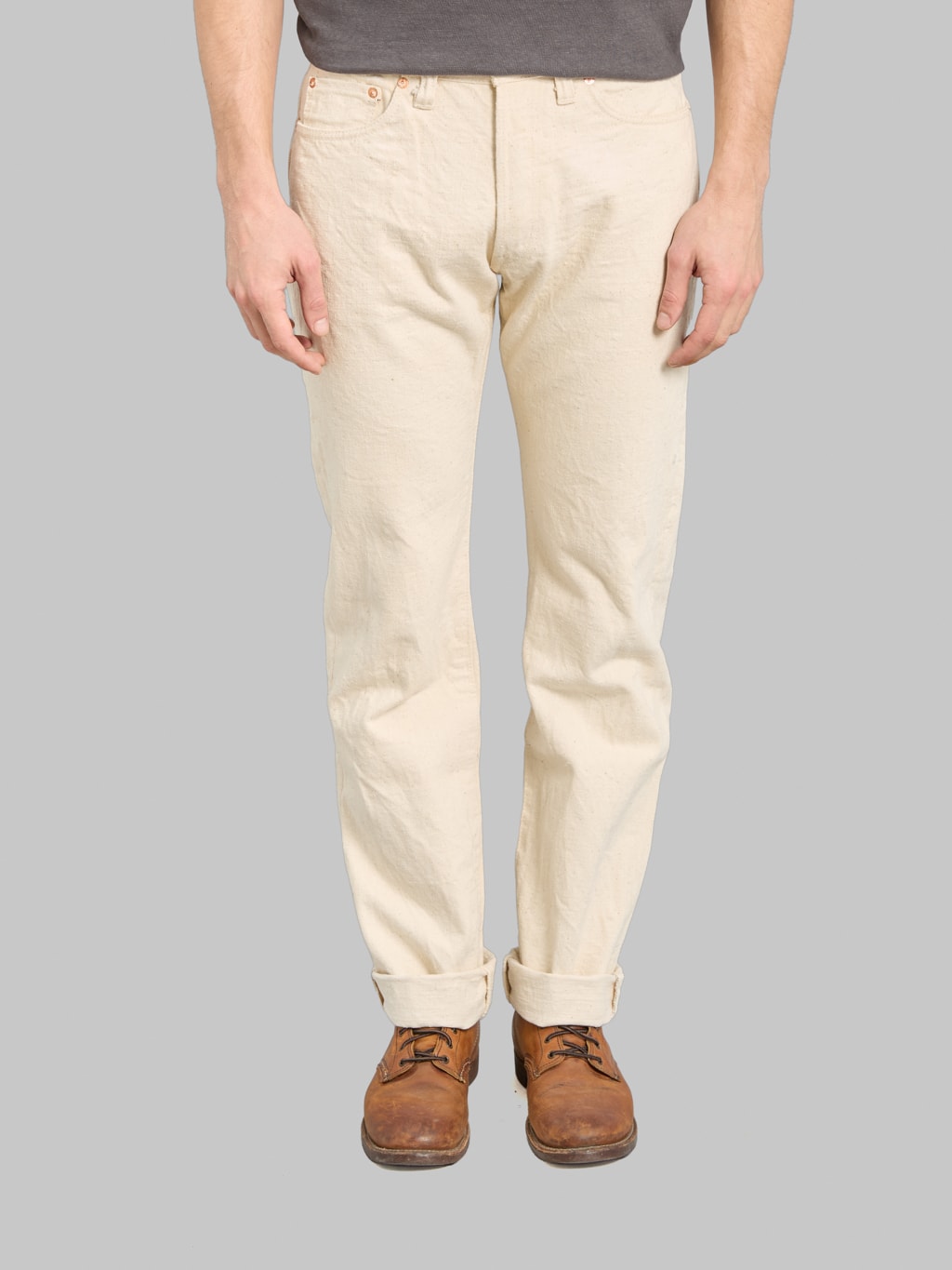 Samurai Jeans S510SC-KI Japanese Cotton Ecru 18oz Regular Straight Jeans