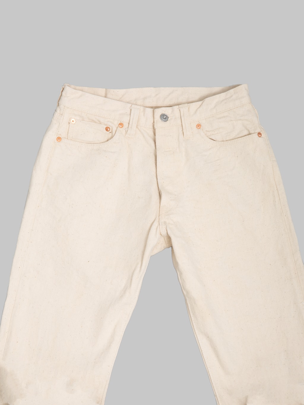 Samurai Jeans S510SC-KI Japanese Cotton Ecru 18oz Regular Straight Jeans