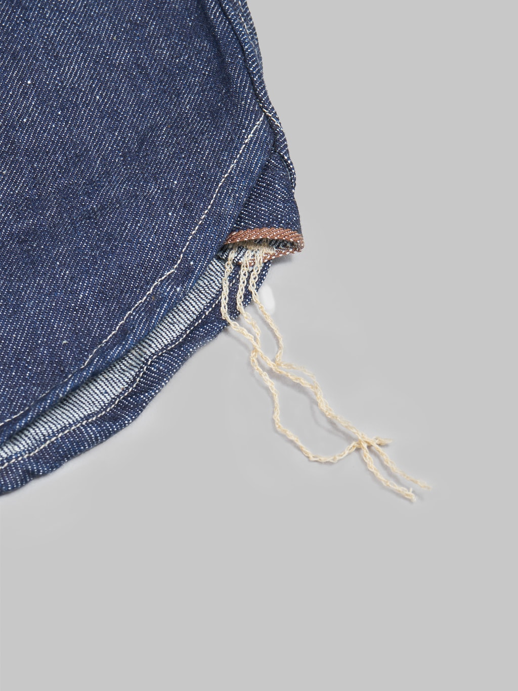 Samurai jeans denim work shirt selvedge gussets