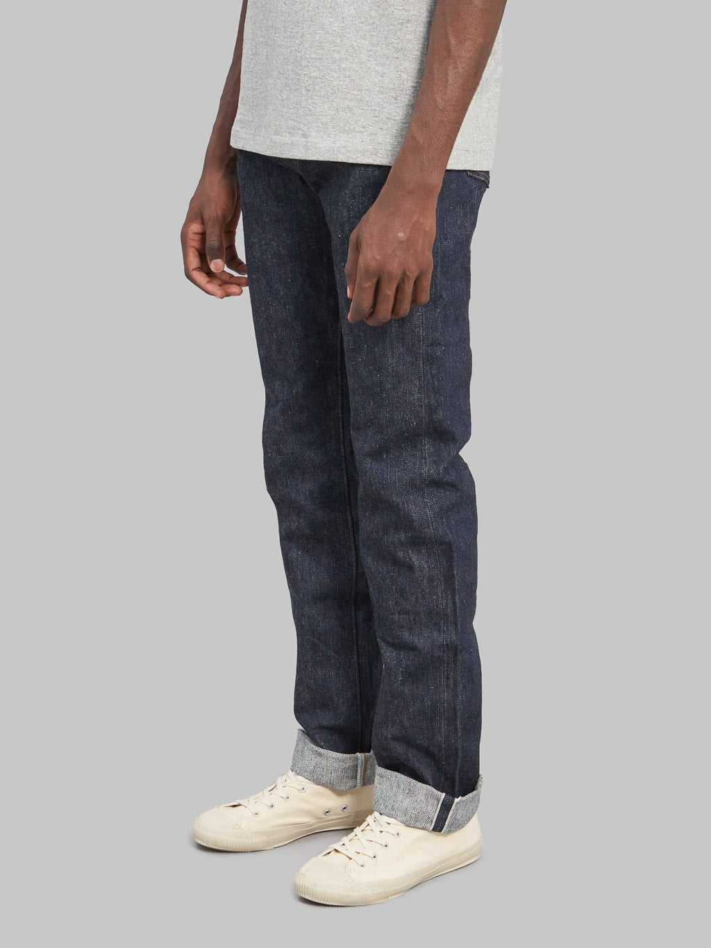 samurai jeans S710XX 19oz slim straight jeans side