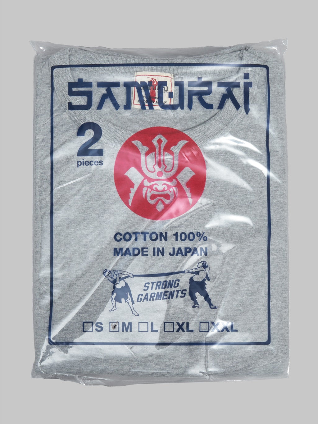 samurai jeans crew tubular grey tshirt 2 pack packaging