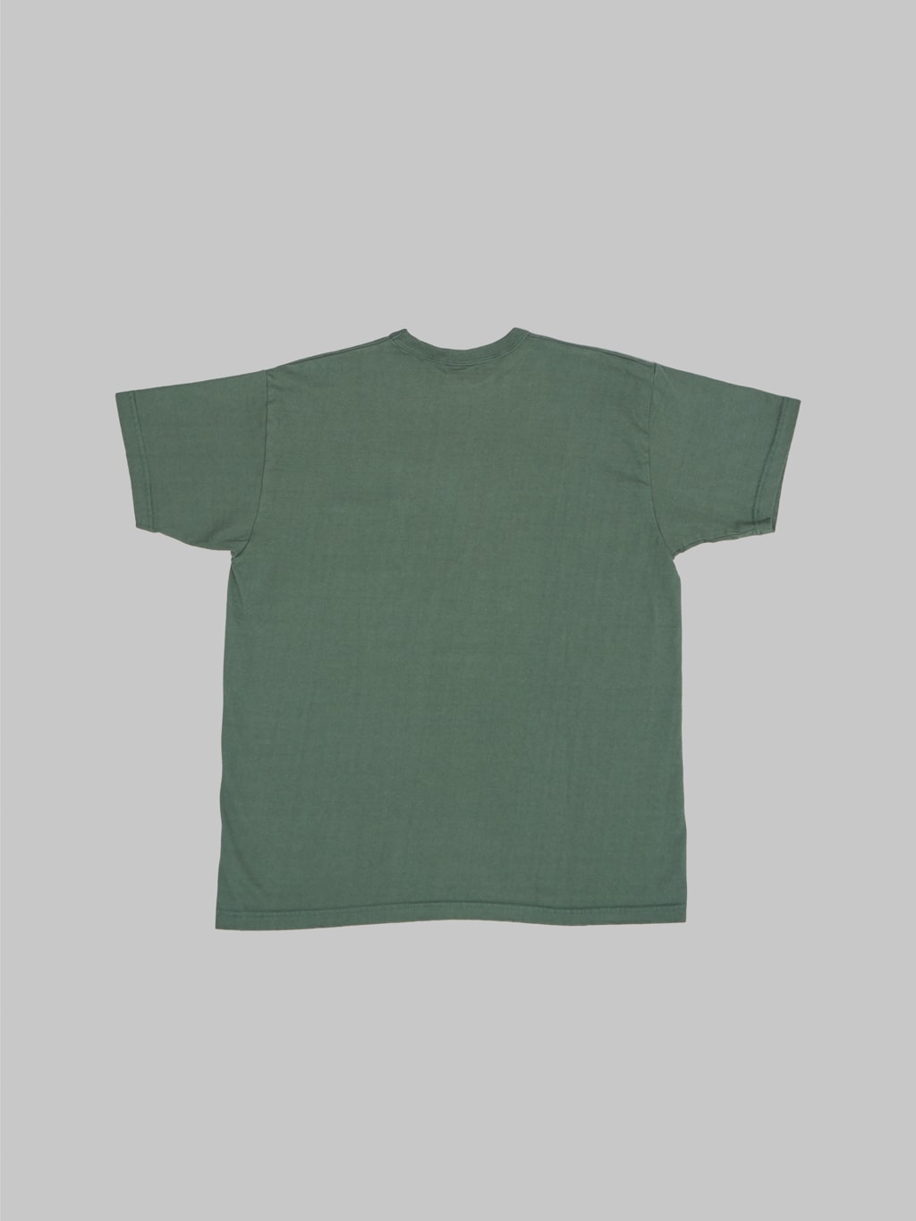 samurai jeans heavyweight pocket plain green  back