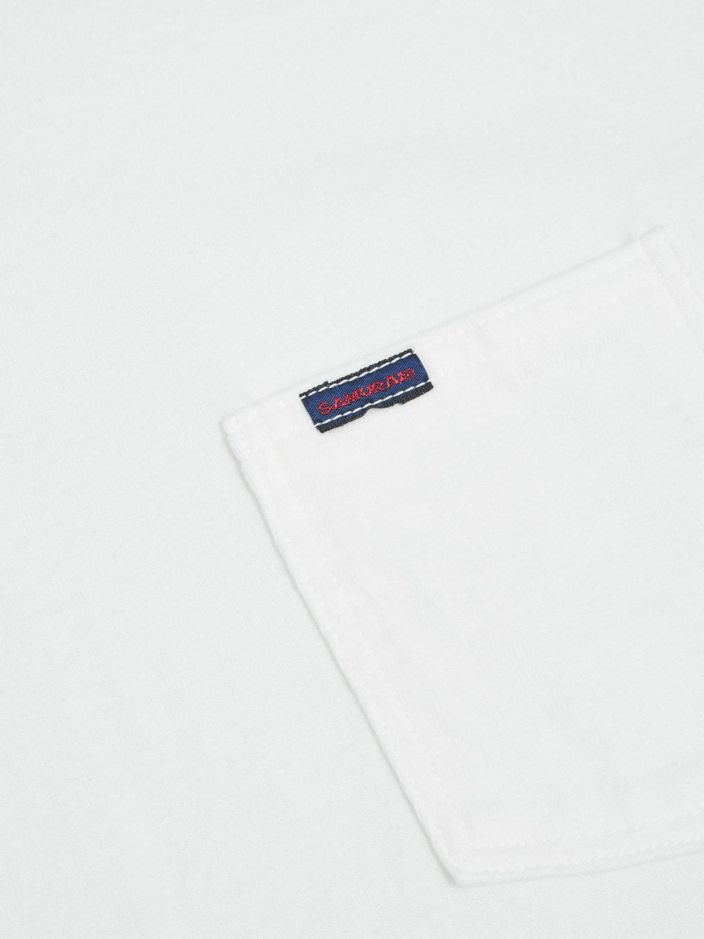 samurai jeans heavyweight pocket plain white tag