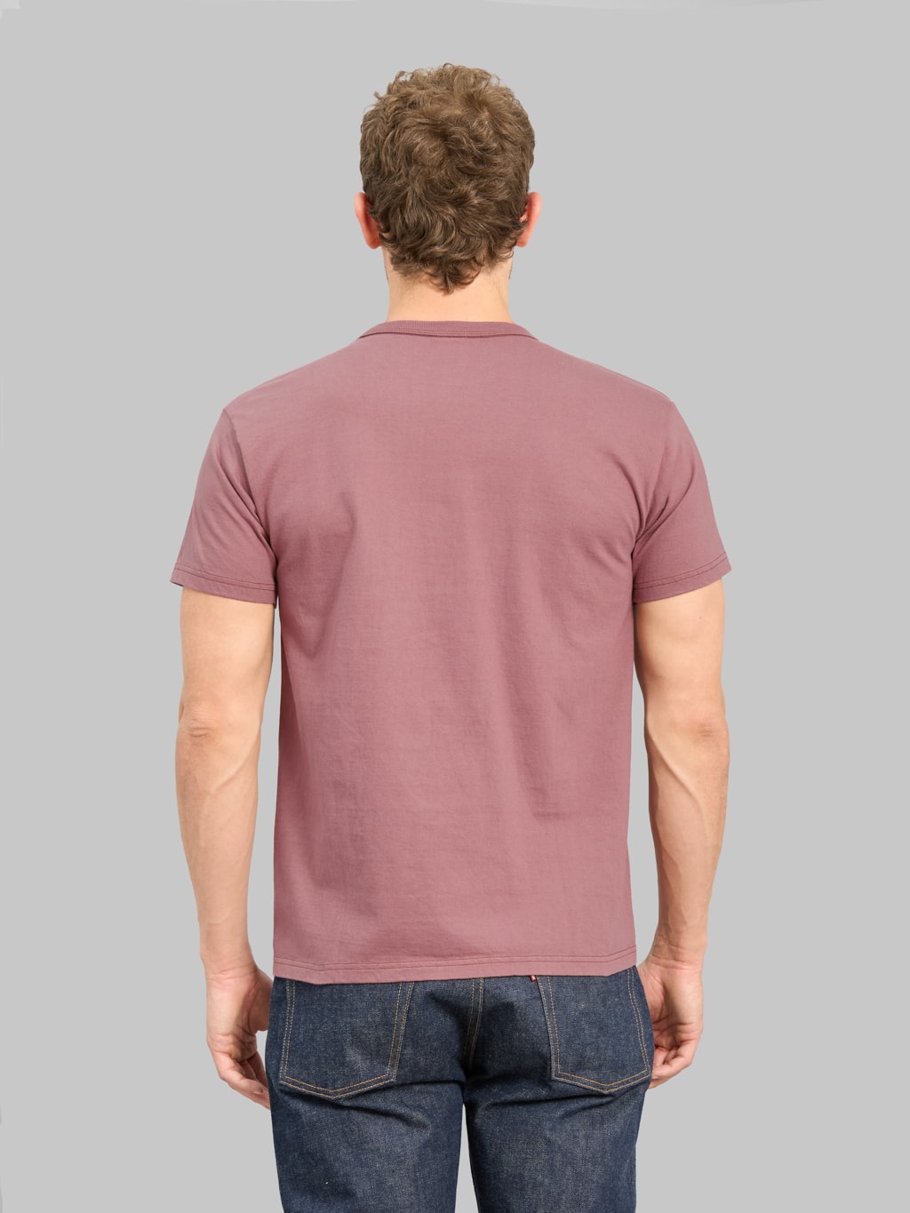 Samurai Jeans SJST-PCMIIL Heavyweight Pocket T-Shirt Ankoh Red