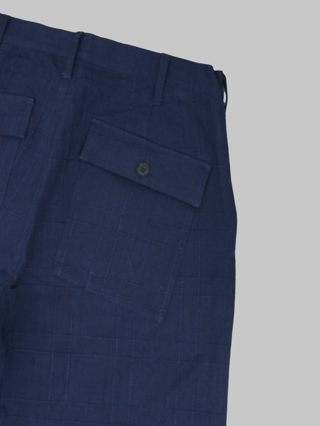 Samurai Jeans SJAP26-ARS Indigo Sashiko Lattice Trousers