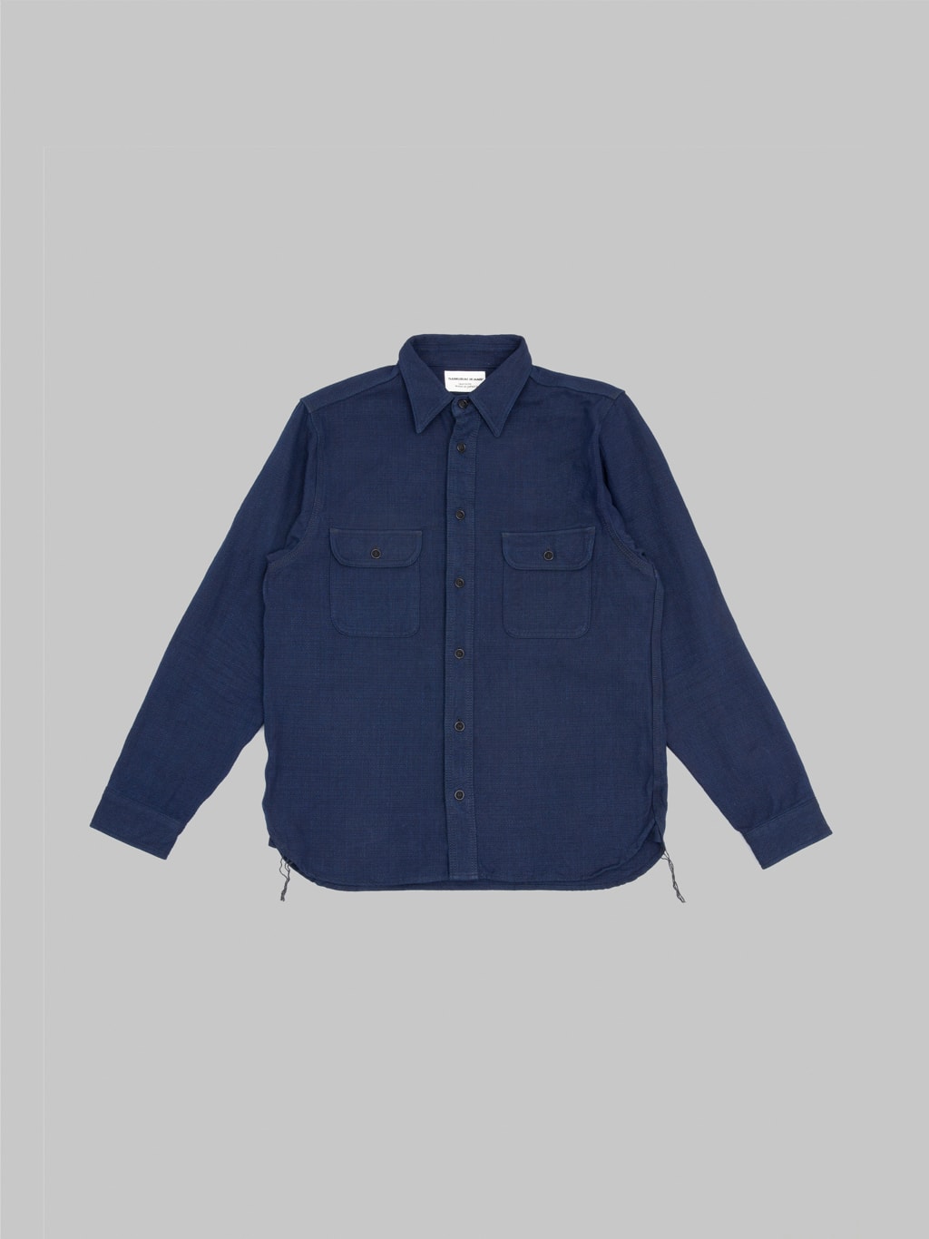 Samurai Jeans SAK24-01W Indigo Spotted Work Shirt