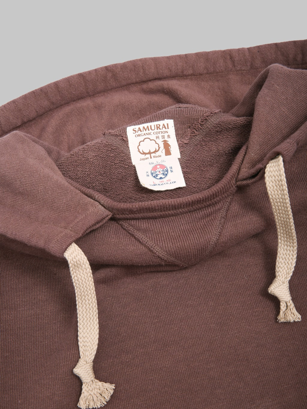 Samurai Jeans  SWS-SC02 Japanese Cotton Hoodie Kuri Dark