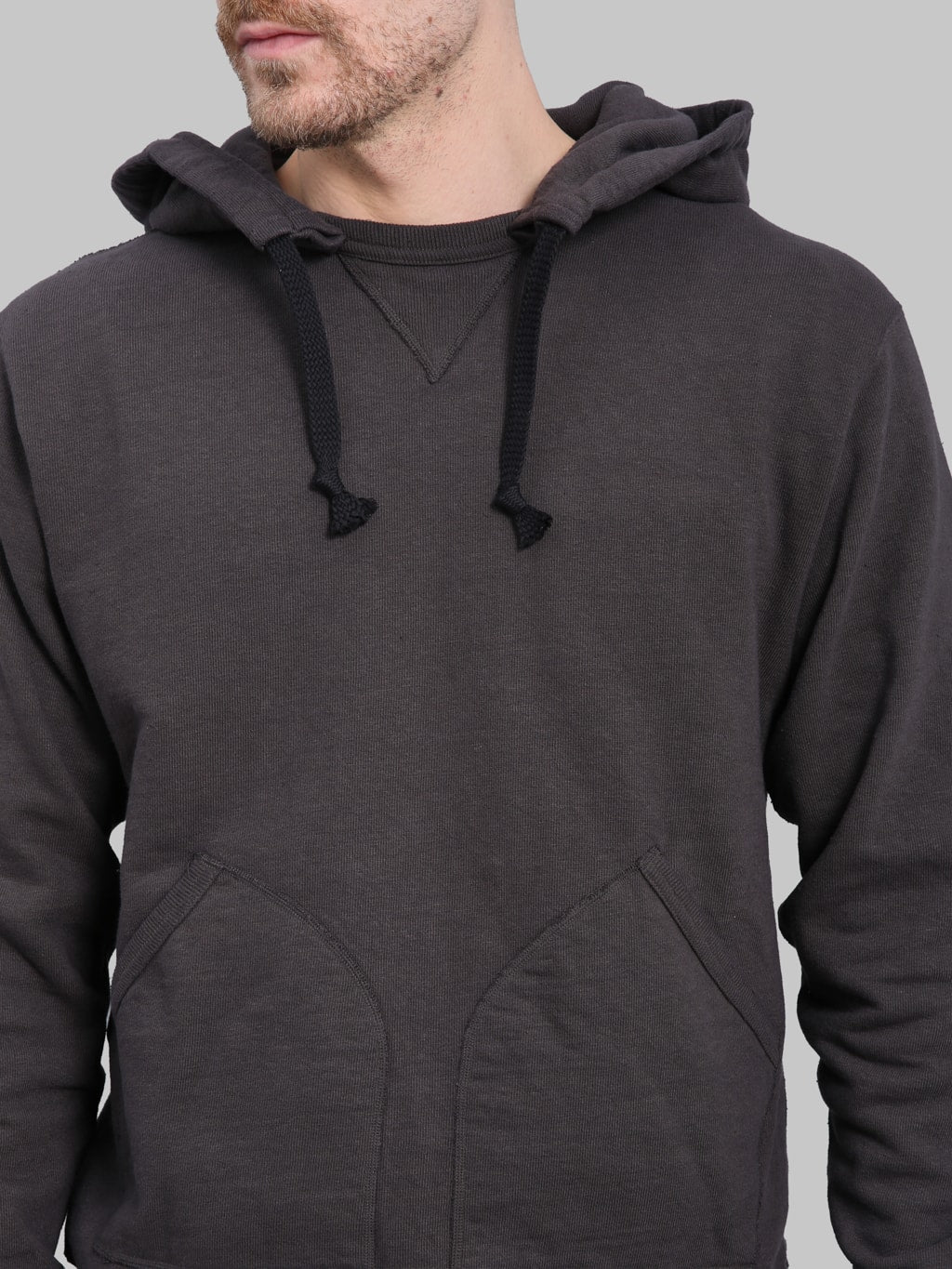 Samurai Jeans SWS-SC02 Japanese Cotton Hoodie Kuromame