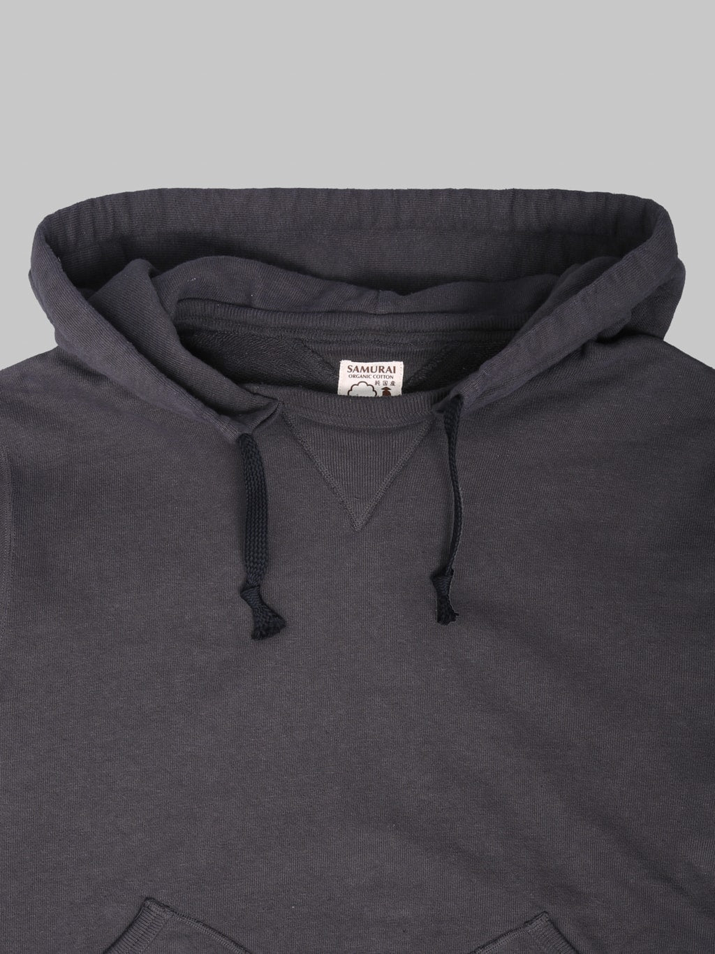 Samurai Jeans SWS-SC02 Japanese Cotton Hoodie Kuromame