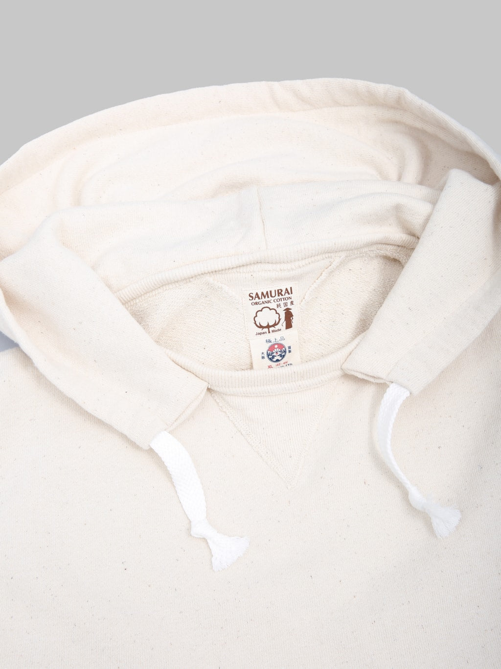 Samurai Jeans SWS-SC02 Japanese Cotton Hoodie Natural cords