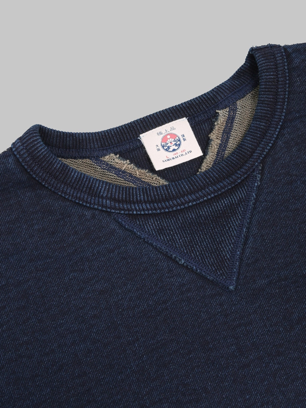 Samurai Jeans SIS25-101 Kakishibu Indigo Sweatshirt