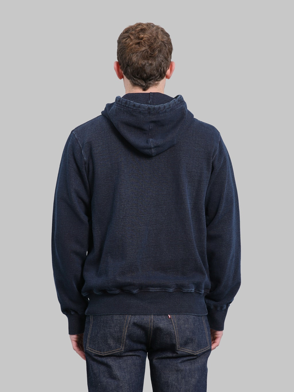 Samurai Jeans SIS25-102 Kakishibu Indigo Zip Hoodie