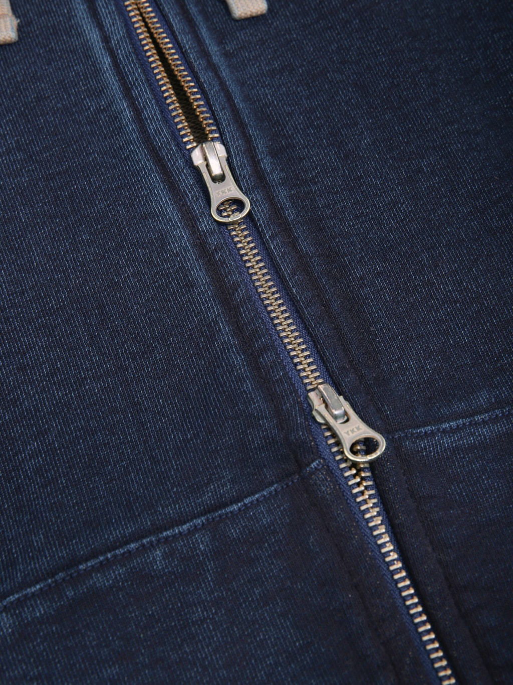 Samurai Jeans SIS25-102 Kakishibu Indigo Zip Hoodie