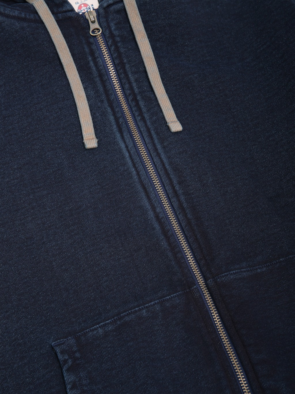 Samurai Jeans SIS25-102 Kakishibu Indigo Zip Hoodie