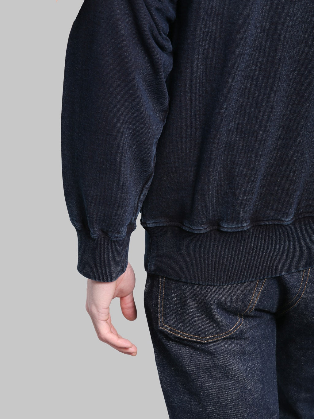 Samurai Jeans SIS25-102 Kakishibu Indigo Zip Hoodie