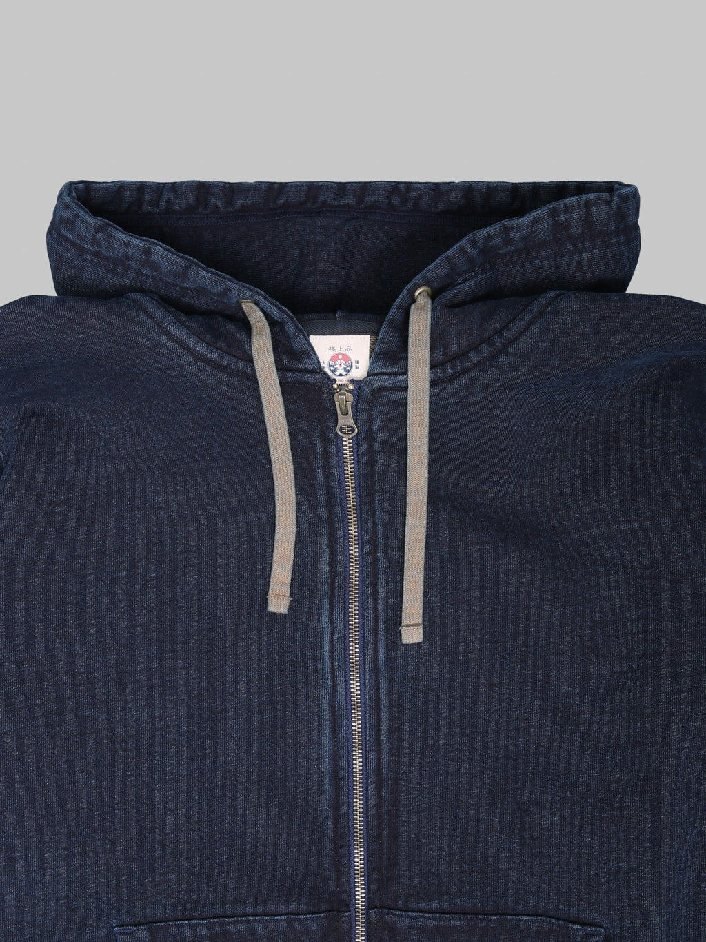 Samurai Jeans SIS25-102 Kakishibu Indigo Zip Hoodie