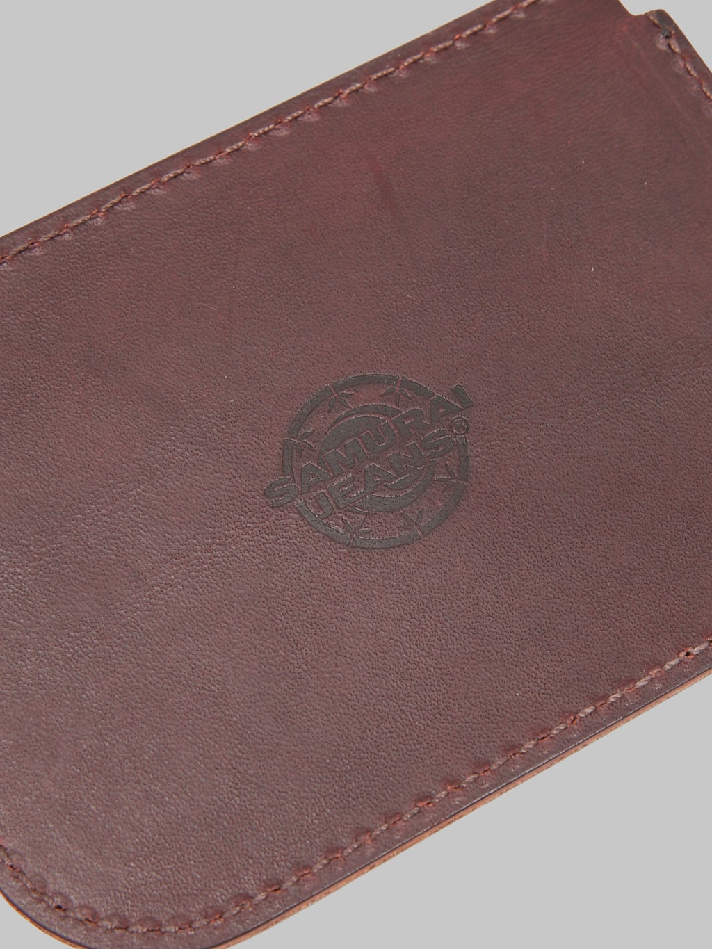 Samurai Jeans SJKCC26 Leather Card Case Brown