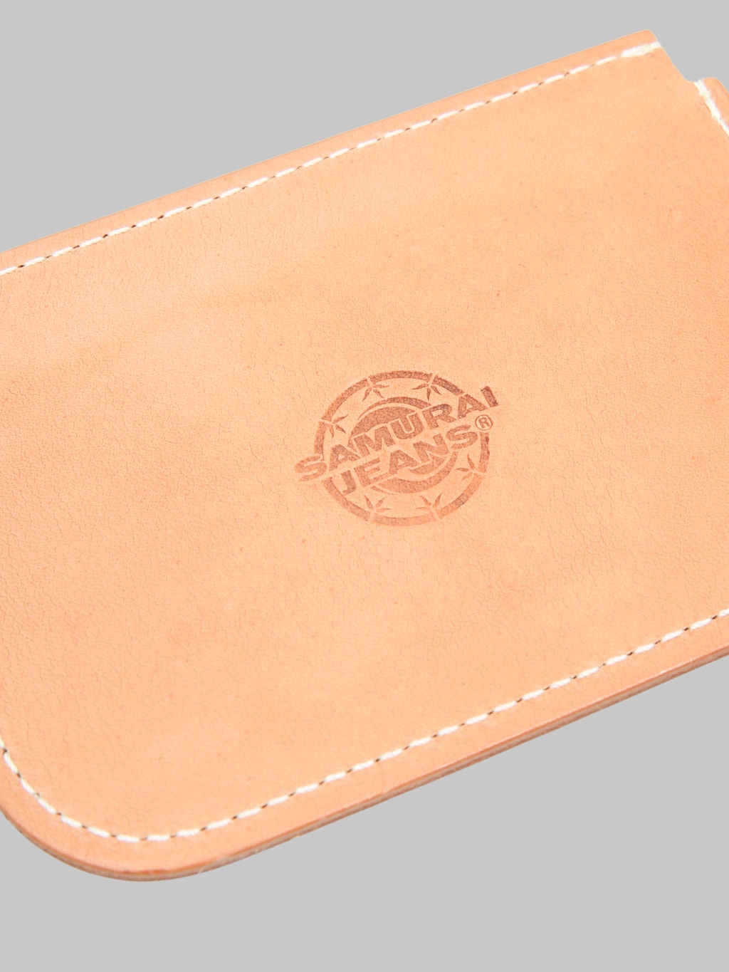 Samurai Jeans SJKCC26 Leather Card Case Tan