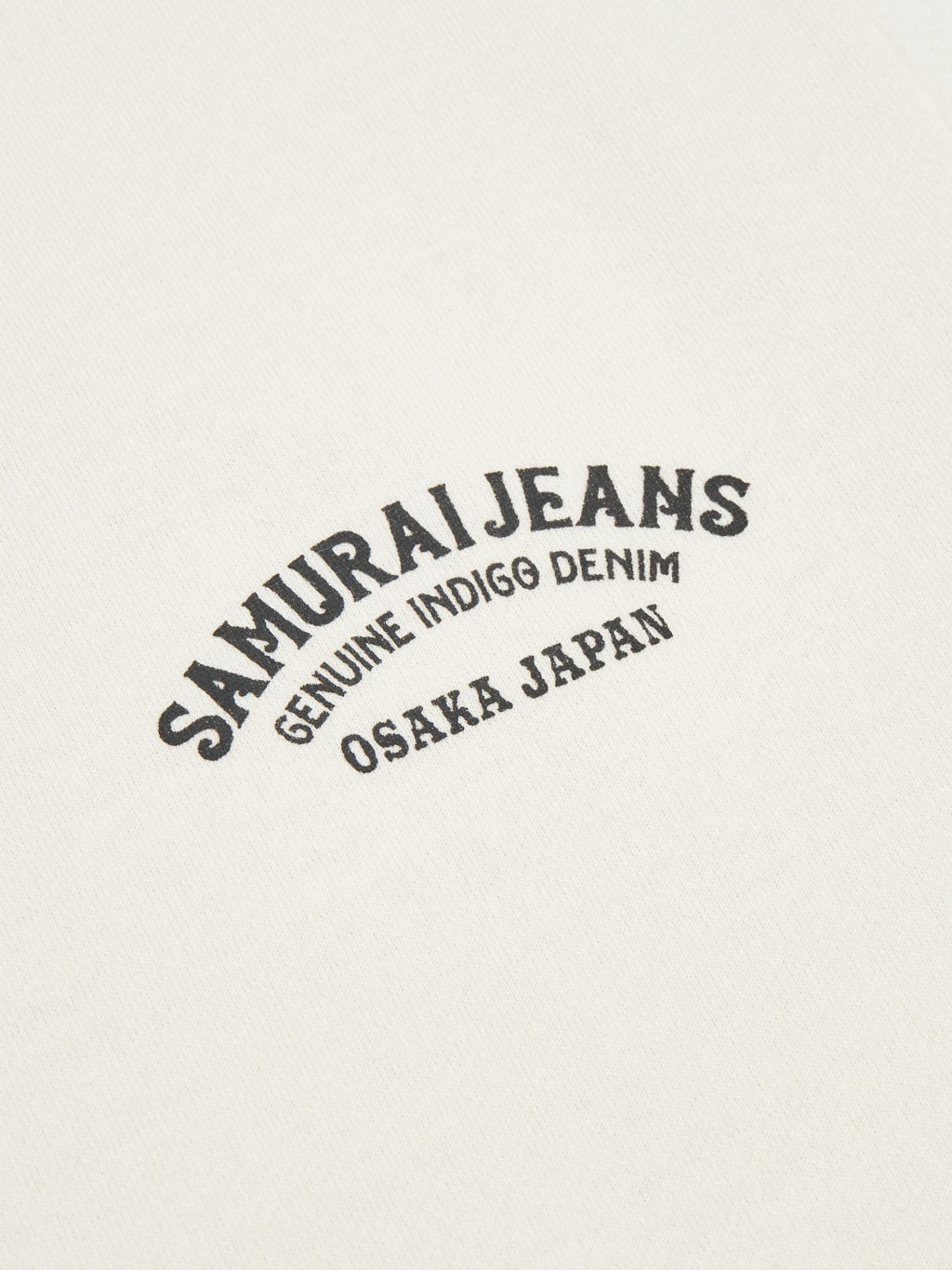 samurai jeans ranji 2024 loopwheel inlay tshirt ivory brand 