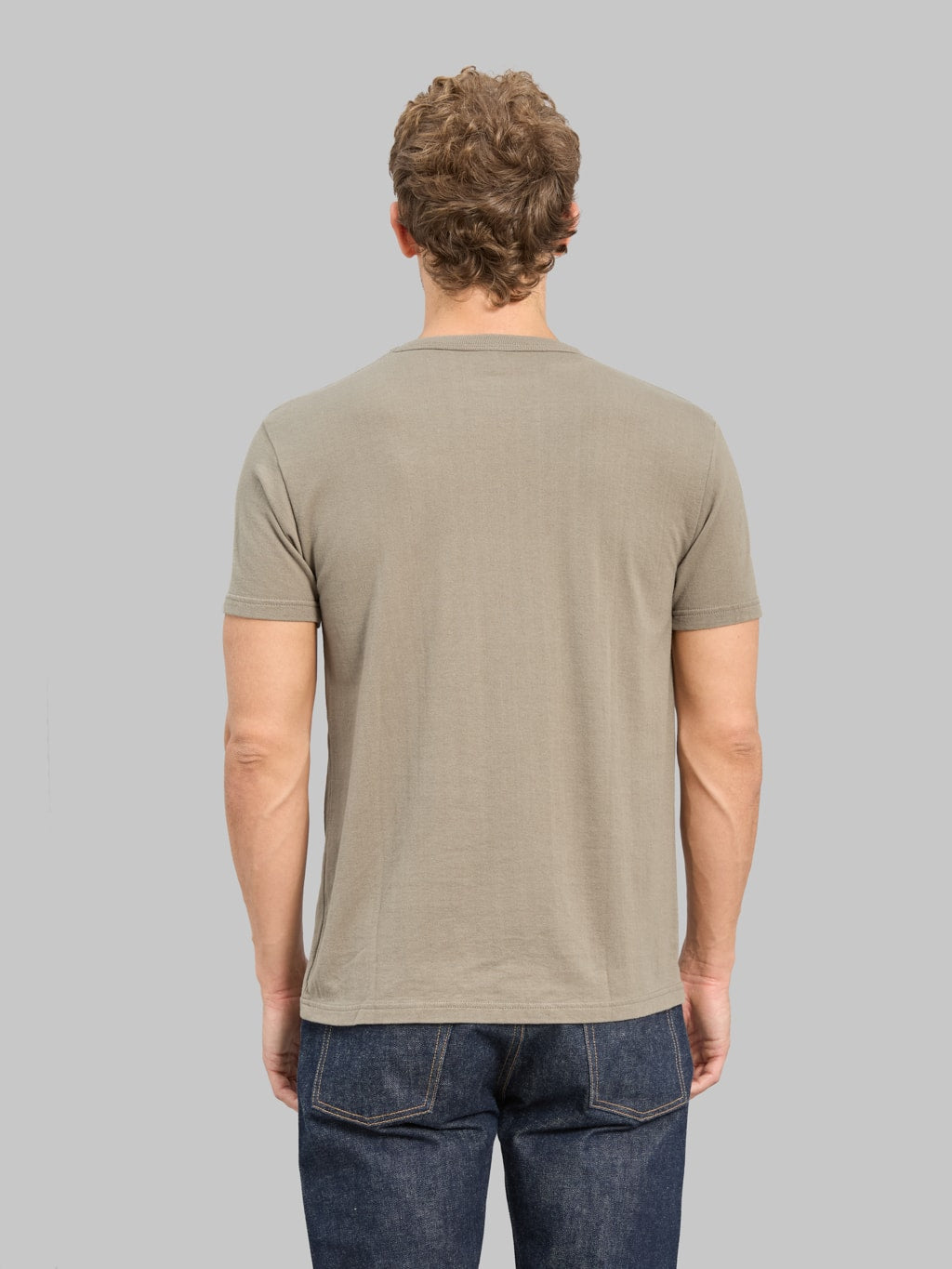 Samurai Jeans SJST-RIM Inlay Loopwheel Solid Tee Concrete Grey